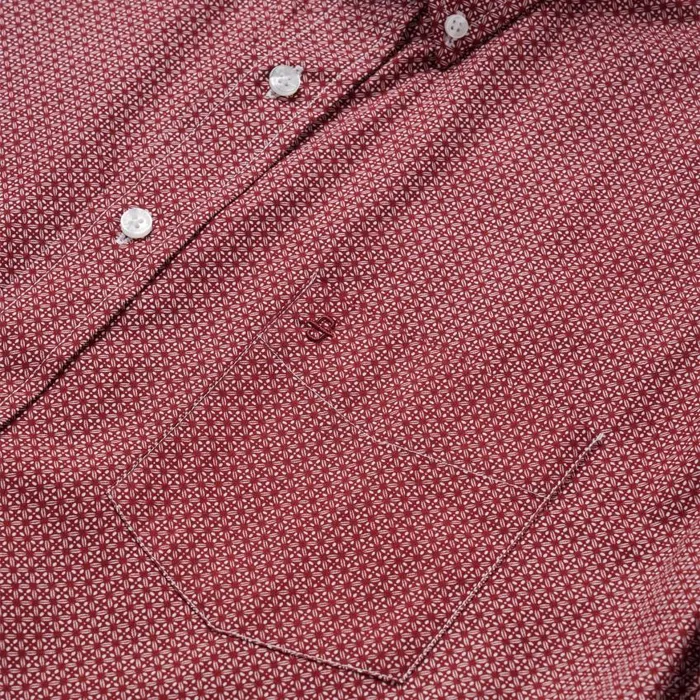 Micro Print ButtonFront Shirt Micro Print Buttonfront Shirt Men Stetson Modern Cut