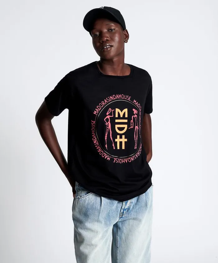 MIDH GOLD LYRICS ORGANIC UNISEX TEE Women One Teaspoon Basic Tees