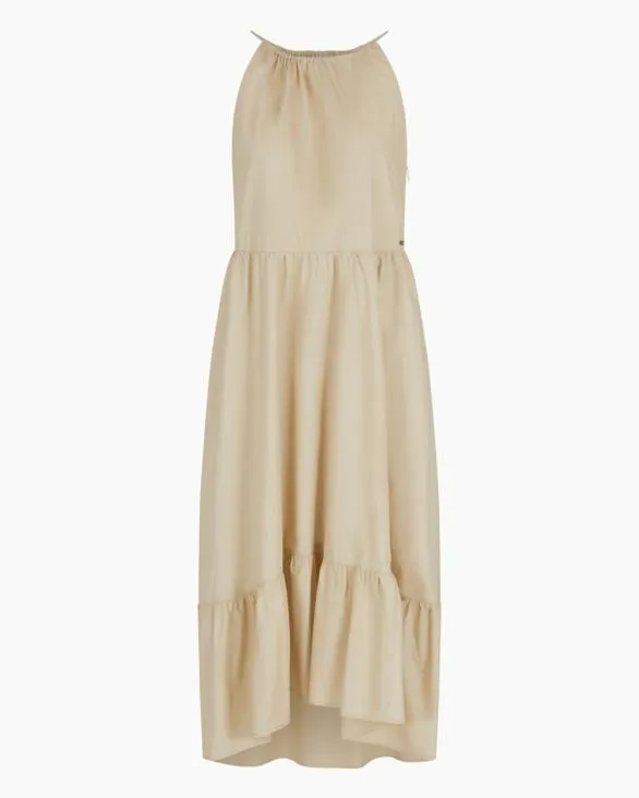 Midi Dresses Beige Women Armani Dresses And Jumpsuits