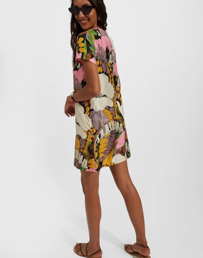 Mini Swing Dress Big Flower Women La Double J Dresses Mini Swing Dress Big Flower Women La Double J Dresses