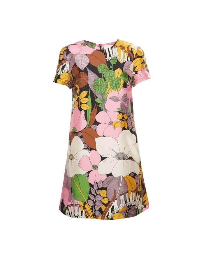 Mini Swing Dress Big Flower Women La Double J Dresses Mini Swing Dress Big Flower Women La Double J Dresses