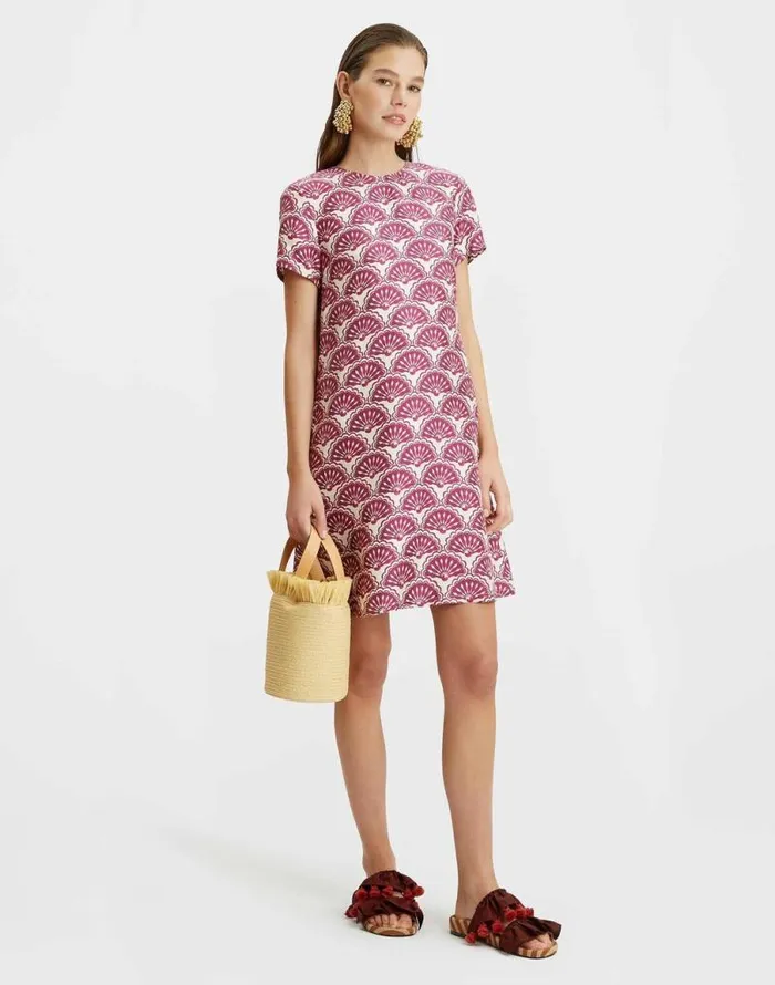 Mini Swing Dress Fans Purple Women La Double J Dresses