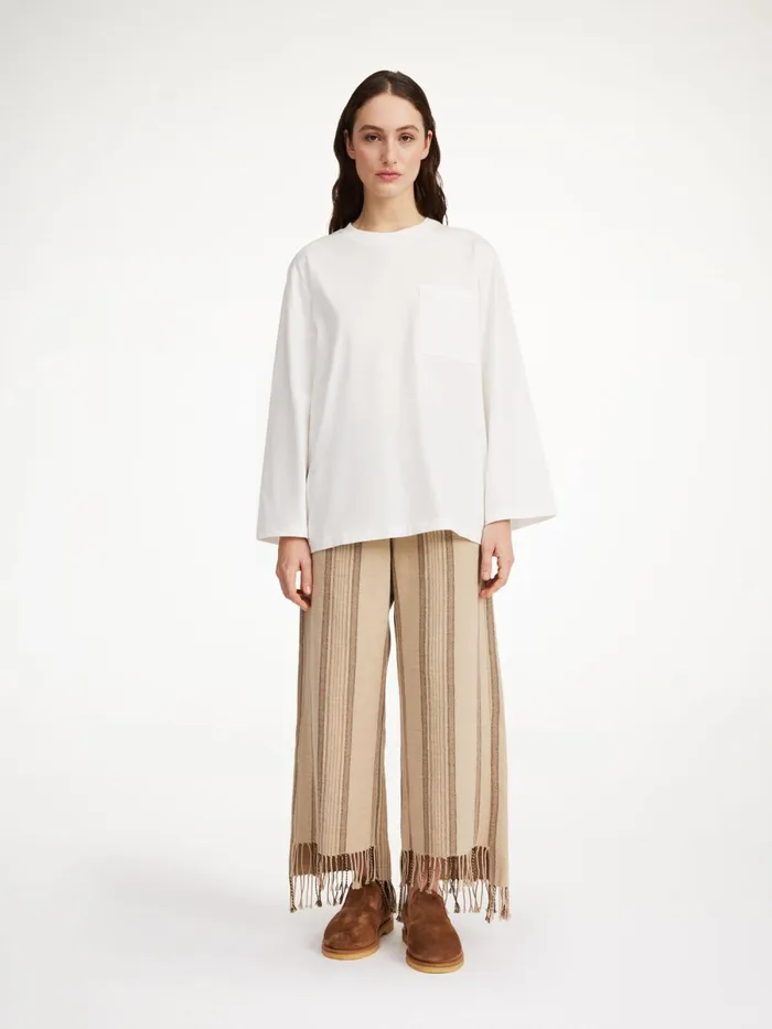 Mirabellas HighWaist Trousers Stripe Women By Malene Birger Trousers