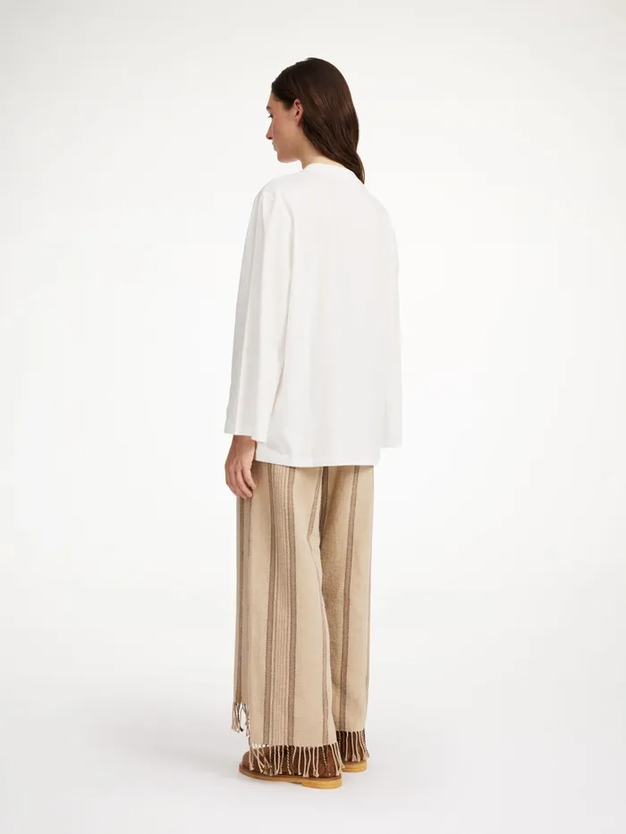 Mirabellas HighWaist Trousers Stripe Women By Malene Birger Trousers