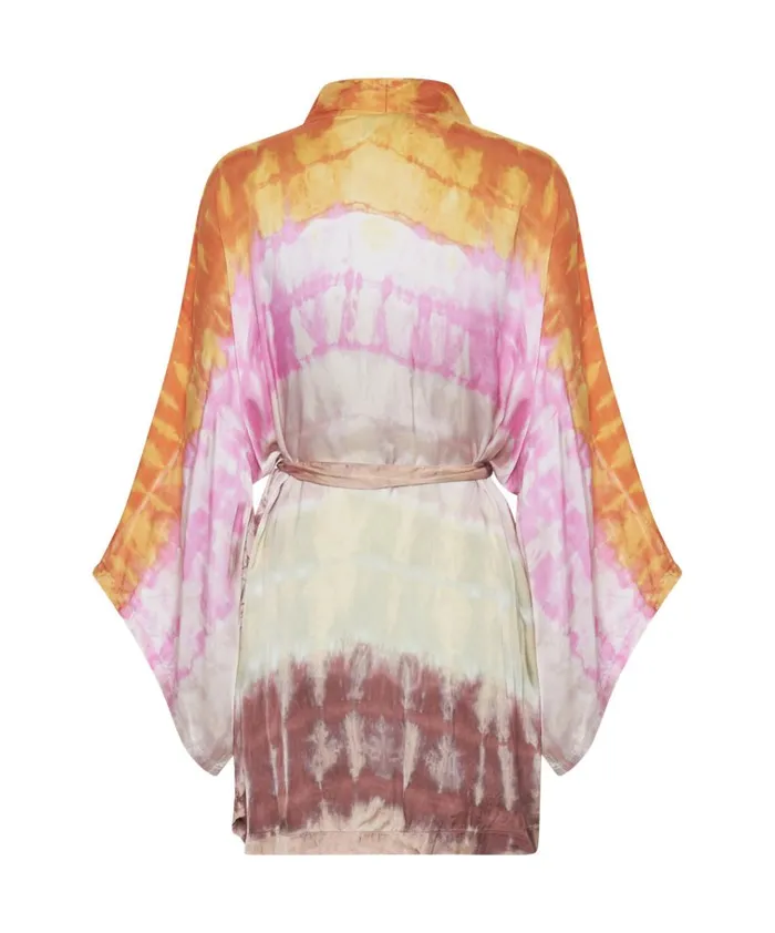 MIRAGE HAND DYED SATIN KIMONO Women One Teaspoon Jackets MIRAGE HAND DYED SATIN KIMONO Women One Teaspoon Jackets