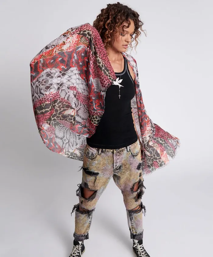 MISFIT JUNGLE SCARF Women One Teaspoon Headwear MISFIT JUNGLE SCARF Women One Teaspoon Headwear