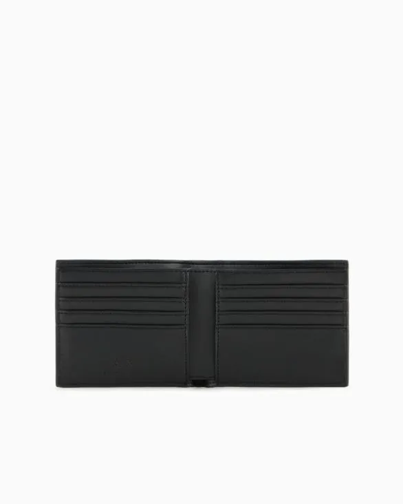 Monogram And Stripe Bifold Card Holder Navyblue Men Armani Wallets And Small Leather Goods Monogram And Stripe Bifold Card Holder Navyblue Men Armani Wallets And Small Leather Goods