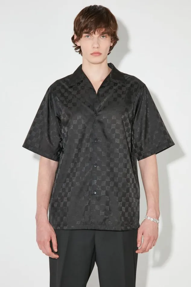 Monogram Nylon Shirt Black Men MISBHV Tops
