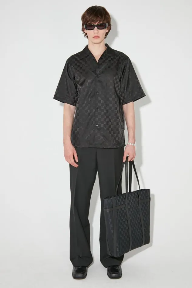 Monogram Nylon Shirt Black Men MISBHV Tops