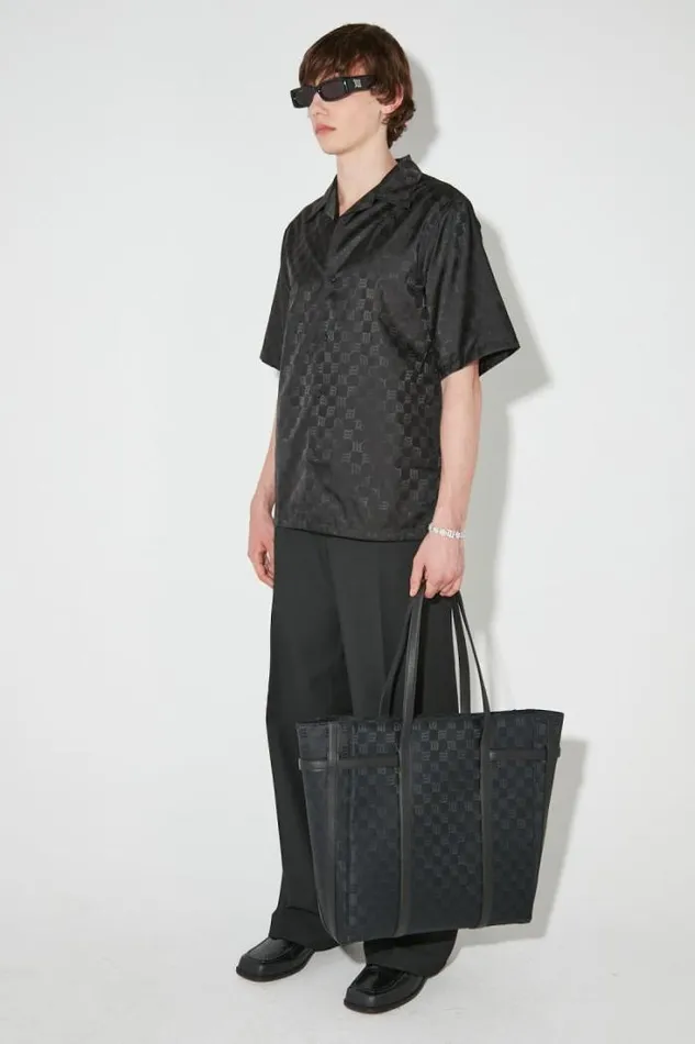 Monogram Nylon Shirt Black Men MISBHV Tops
