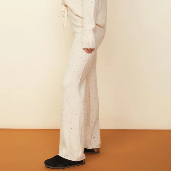 MONROW SWEATS Cashmere Neps Lounge Sweats Cream 8211 Shop