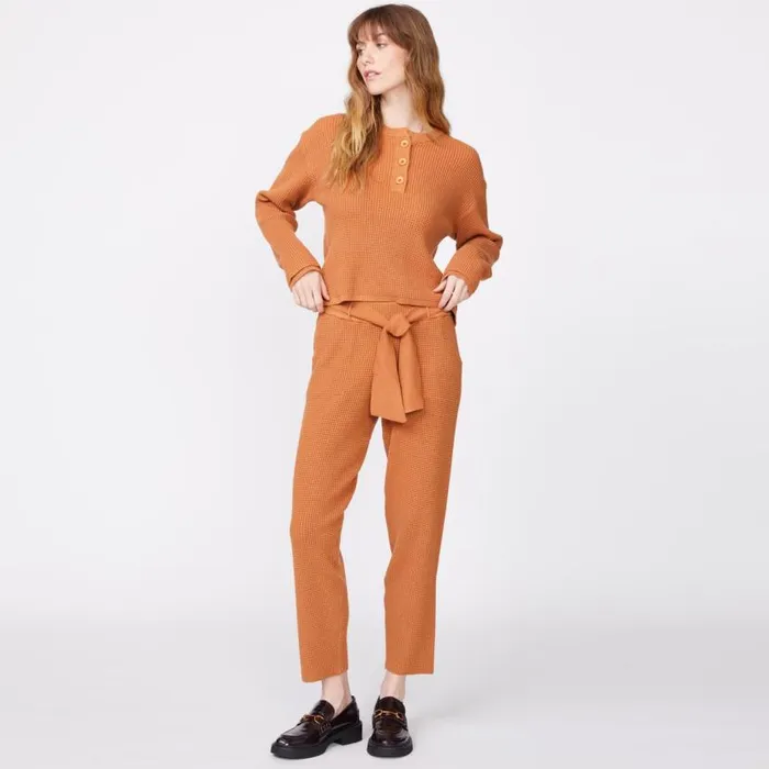 MONROW SWEATS Supersoft Sweater Knit Waffle Sweats Nugget 8211 Shop