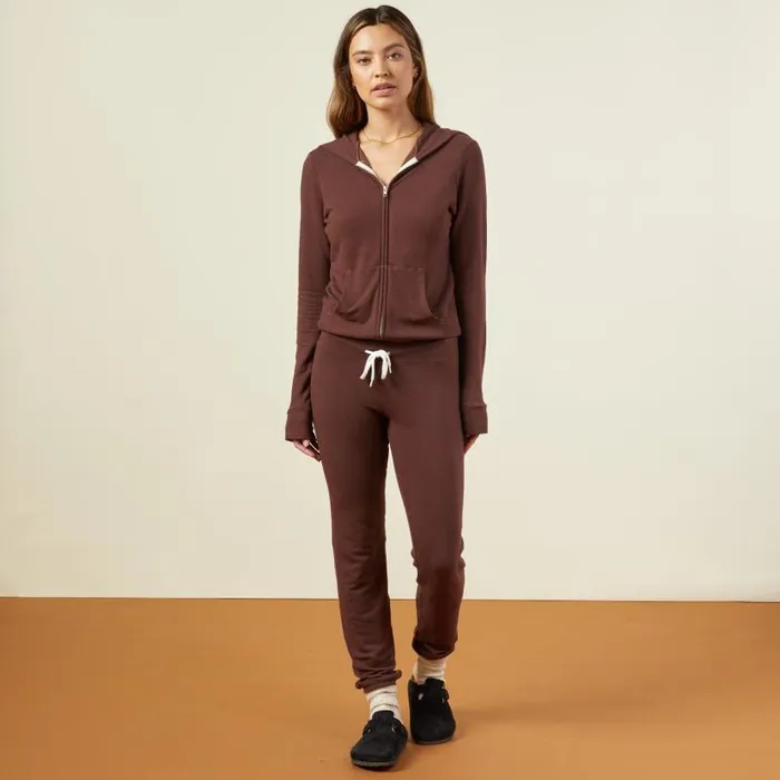MONROW SWEATS Supersoft Vintage Sweats Dark Oak 8211 Shop