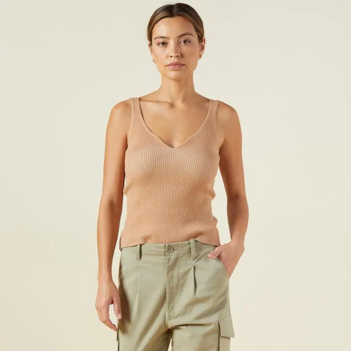 MONROW TANKS Sweater Rib Tank Doe 8211 Shop