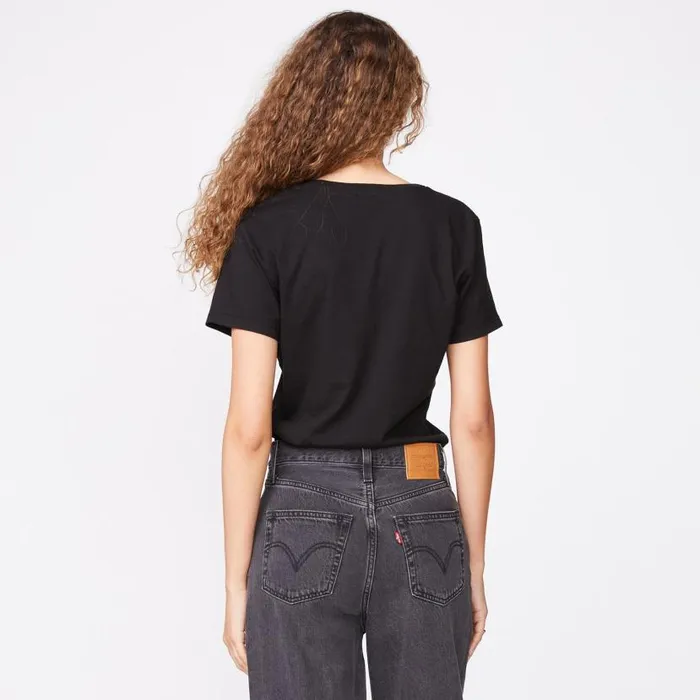 MONROW TEES 90039s V Neck Black 8211 Shop