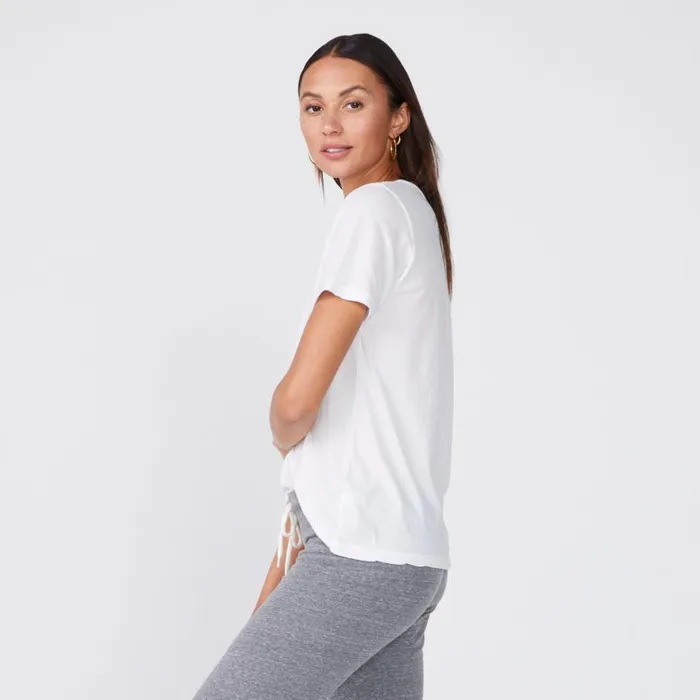 MONROW TEES Super Fine Jersey Oversized Crew Neck Tee White 8211 Shop