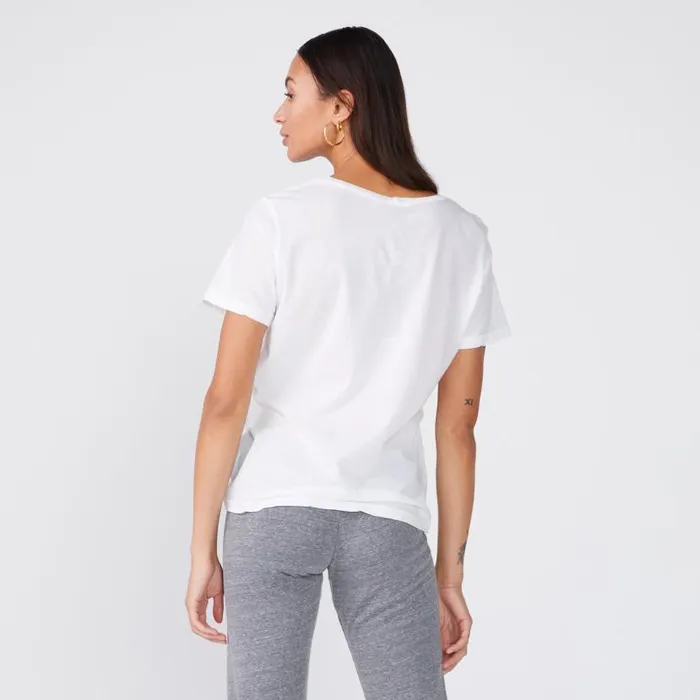 MONROW TEES Super Fine Jersey Oversized Crew Neck Tee White 8211 Shop