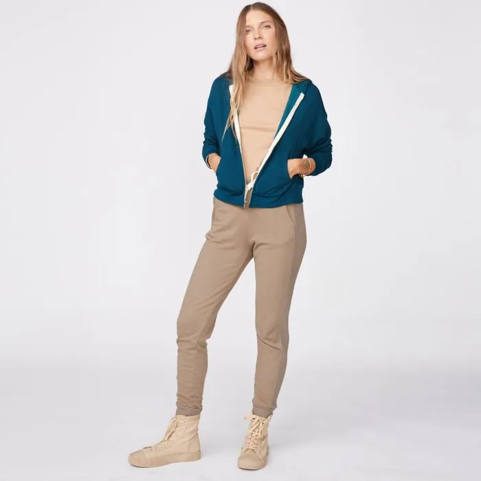 MONROW ZIPUP HOODIES Supersoft Fleece Girlfriend Zip Up Hoody Abyss 8211 Shop