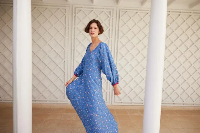 Natalie Martin ALICE DRESS Pinwheel Denim Shop Dresses