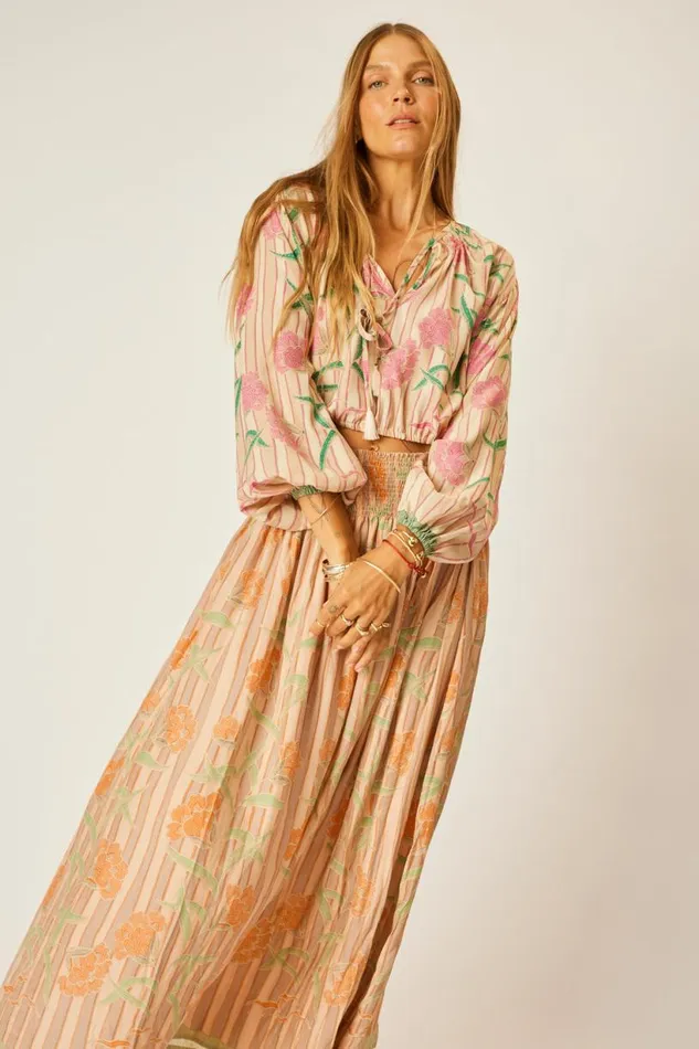 Natalie Martin AMELIA TOP Chamomile Rose Shop Tops