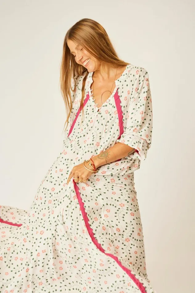 Natalie Martin FIORE MAXI Pinwheel Cotton Shop Dresses