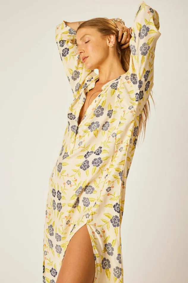 Natalie Martin ISOBEL DRESS Prairie Indigo Shop Dresses