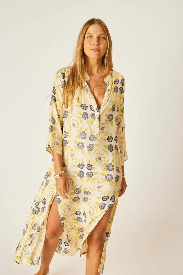Natalie Martin ISOBEL DRESS Prairie Indigo Shop Dresses