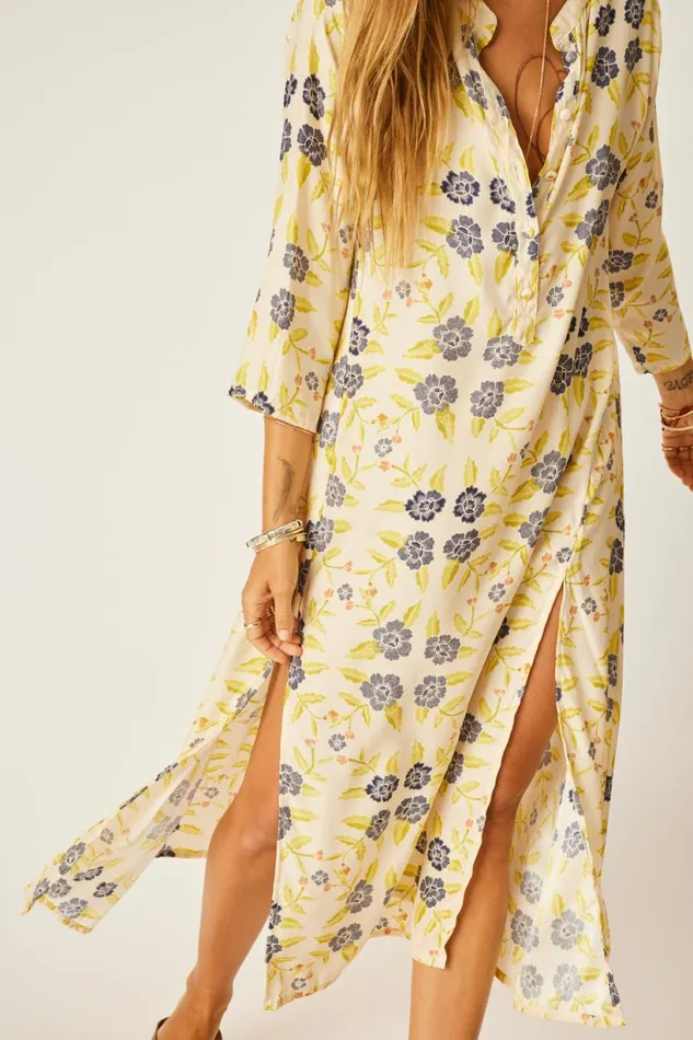 Natalie Martin ISOBEL DRESS Prairie Indigo Shop Dresses