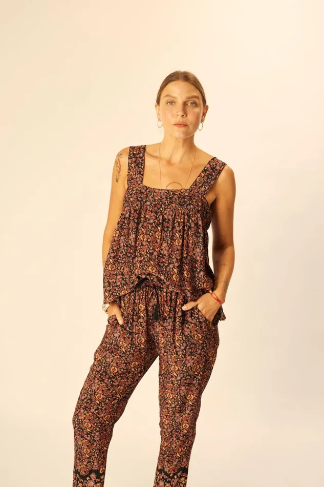 Natalie Martin JASMINE TOP Petite Fleur Noire Shop Tops