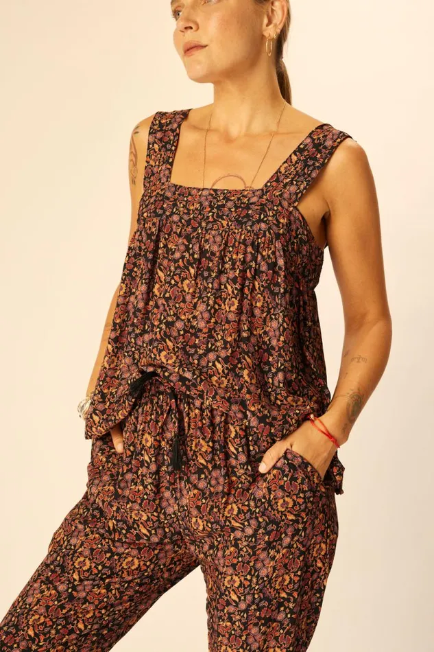 Natalie Martin JASMINE TOP Petite Fleur Noire Shop Tops