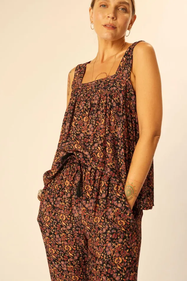 Natalie Martin JASMINE TOP Petite Fleur Noire Shop Tops