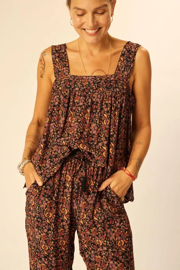 Natalie Martin JASMINE TOP Petite Fleur Noire Shop Tops