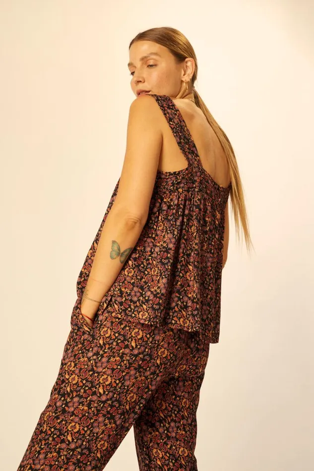 Natalie Martin JASMINE TOP Petite Fleur Noire Shop Tops