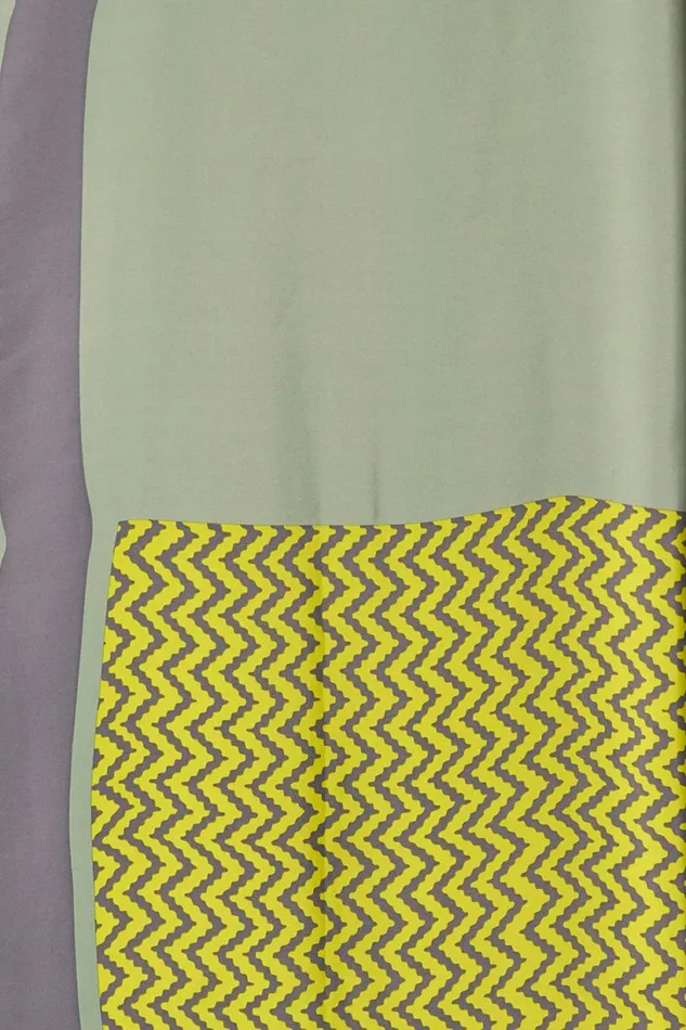 Natalie Martin JERUSHA MINI Block Zigzag Tangerine Shop Dresses