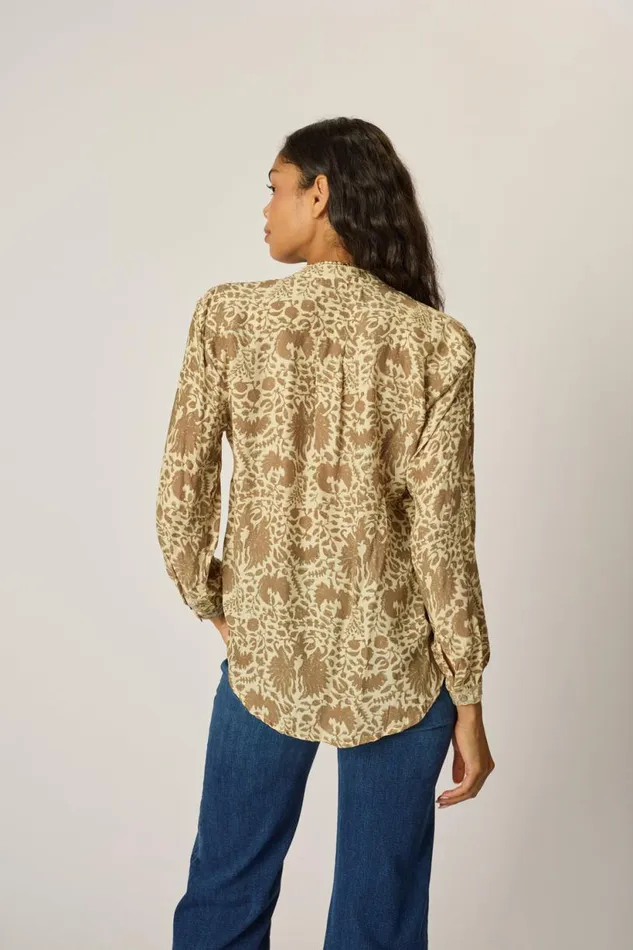 Natalie Martin LESLIE SHIRT Paros Tan Shop Tops