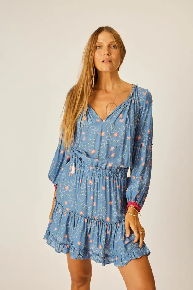 Natalie Martin MAGGIE DRESS Pinwheel Denim Shop Dresses