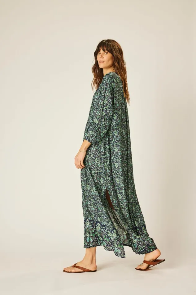 Natalie Martin SAMMIE MAXI Petite Fleur Marine Shop Dresses