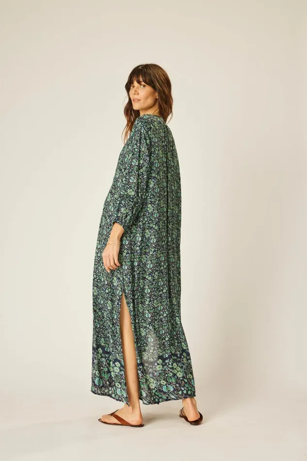 Natalie Martin SAMMIE MAXI Petite Fleur Marine Shop Dresses