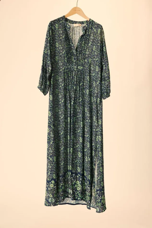 Natalie Martin SAMMIE MAXI Petite Fleur Marine Shop Dresses