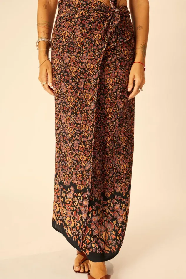Natalie Martin SARONGSCARF Petite Fleur Noire Shop Bottoms