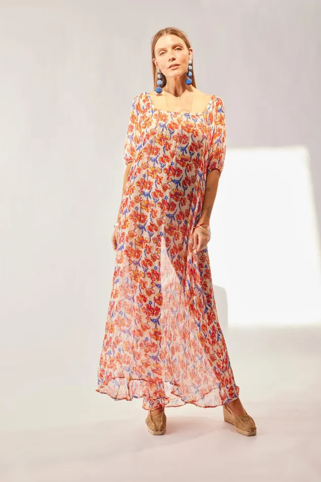 Natalie Martin VIVI DRESS Chiffon Watercolor Clemen Shop Dresses