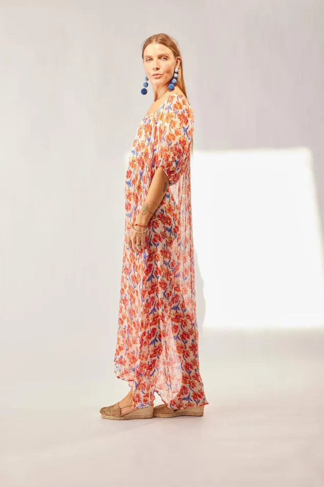 Natalie Martin VIVI DRESS Chiffon Watercolor Clemen Shop Dresses
