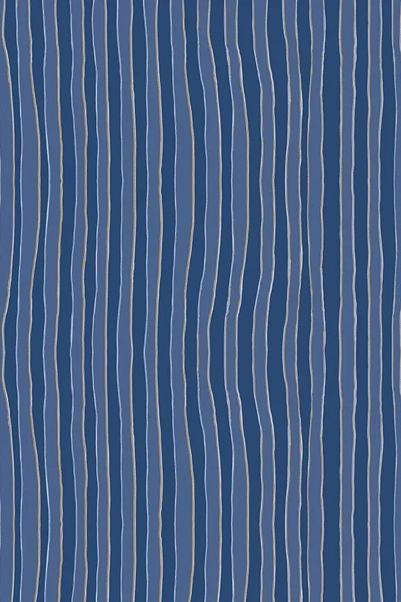 Natalie Martin VIVI DRESS WITH MATCHING SASH BELT Batik Stripe Navy Shop Dresses