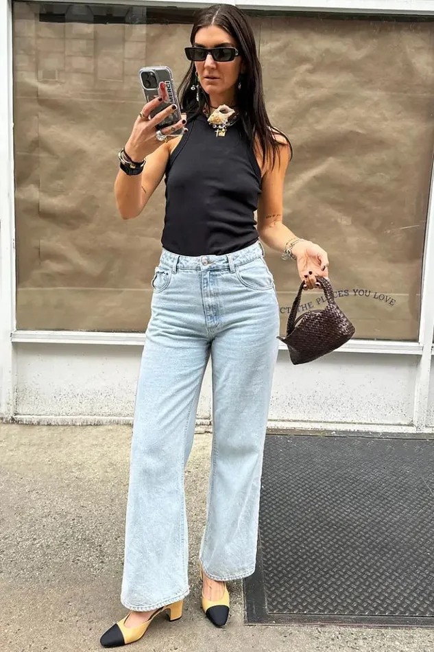 Never Fully Dressed Blue Scallop Detail Jeans Petite Women Trousers and Shorts