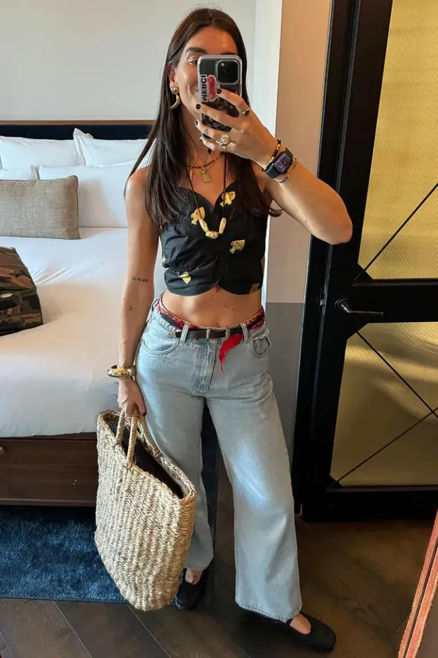 Never Fully Dressed Blue Scallop Detail Jeans Petite Women Trousers and Shorts