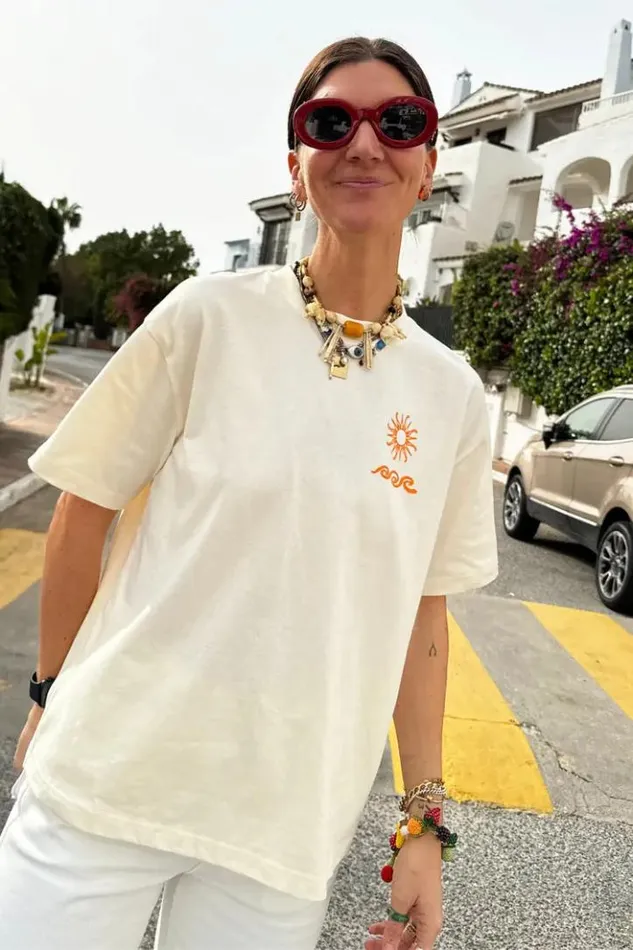 Never Fully Dressed Cream Mind Body And Soul TShirt Women Tops and TShirts