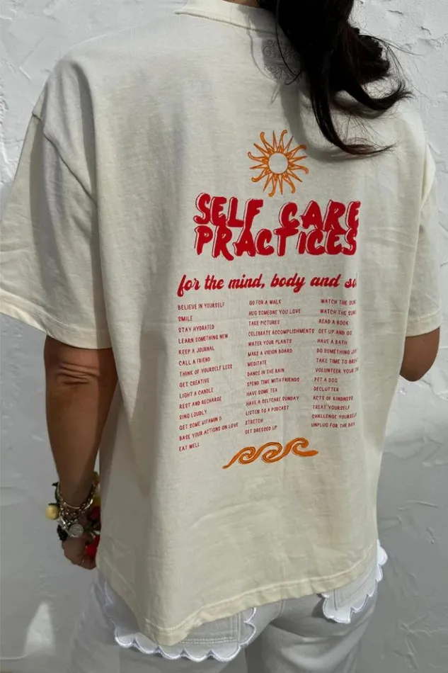 Never Fully Dressed Cream Mind Body And Soul TShirt Women Tops and TShirts