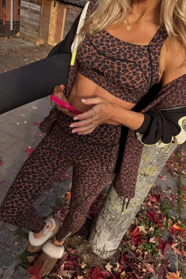 Never Fully Dressed Leopard Legging Women Activewear