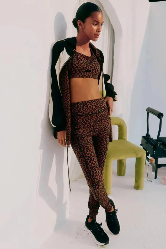 Never Fully Dressed Leopard Legging Women Activewear