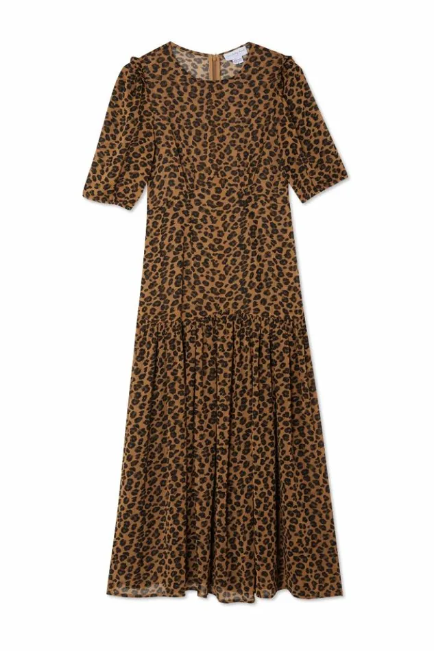 Never Fully Dressed Leopard Lucia Dress Petite Women Petite